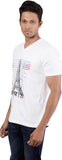 Oviyon Printed Men's V-neck T-Shirt
