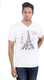 Oviyon Printed Men's V-neck T-Shirt
