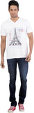 Oviyon Printed Men's V-neck T-Shirt