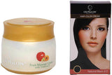 Oxyglow Fruit Massage Cream With Vitamin-E & Hair Colour Cream-Black