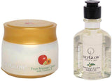 Oxyglow Fruit Massage Cream With Vitamin-E & Bhringaraj Regrowth & Revitalising Hair Oil