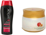 Oxyglow Golden Glow Pearl Protein Shampoo & Fruit Massage Cream With Vitamin-E 200gm