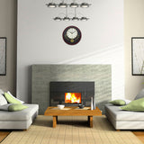 Fieesta Plaza Analog 32 cm Dia Wall Clock