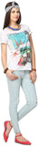 People Printed Women's Round Neck T-Shirt