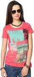 People Printed Women's Round Neck T-Shirt