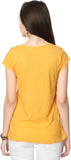 People Graphic Print Women's Round Neck T-Shirt