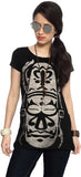People Printed Women's Round Neck T-Shirt