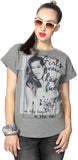 People Graphic Print Women's Round Neck T-Shirt
