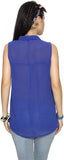 People Women's Solid Casual Shirt