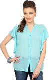 People Women's Printed Casual Shirt