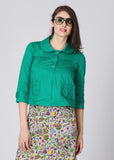 People 3/4 Sleeve Solid Women's Jacket