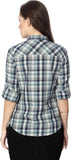 People Women's Checkered Casual Shirt