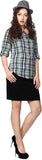 People Women's Checkered Casual Shirt