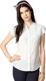 People Women's Solid Casual Shirt