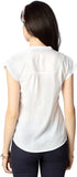 People Women's Solid Casual Shirt