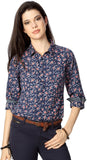 People Women's Printed Casual Shirt