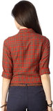 People Women's Checkered Casual Shirt