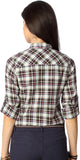 People Women's Checkered Casual Shirt