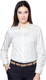 People Women's Striped Formal Shirt