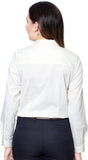 People Women's Striped Formal Shirt