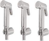 DOCOSS PACK OF 3-speed Jet Spray & Anox 1.5 meter Shower Tube Health Faucet Set