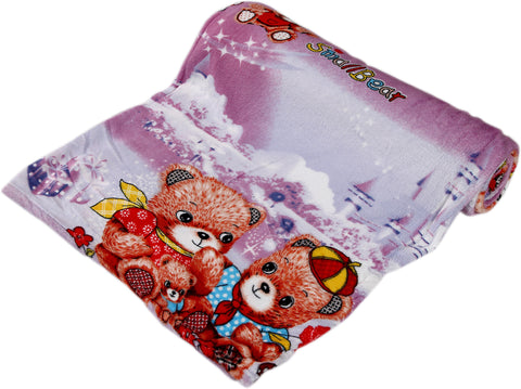 Zesture Cartoon Double Blanket Multicolor