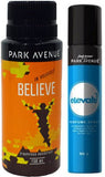 Park Avenue Elevate ,Believe Deodorant Spray Combo Set