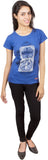 Pulpypapaya Self Design Women's Round Neck T-Shirt