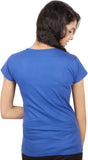 Pulpypapaya Self Design Women's Round Neck T-Shirt