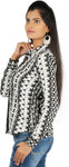 22nd Street Women's Self Design Casual Shirt