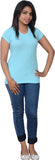 Point Fit Solid Women's V-neck T-Shirt