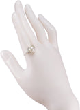 Silvesto India Stone Pearl Silver Ring