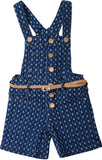 Yellow Pingo Girl's Blue Dungaree