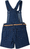 Yellow Pingo Girl's Blue Dungaree