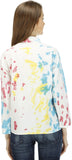 1OAK Women's Polka Print Casual Shirt