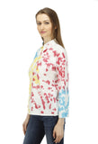 1OAK Women's Polka Print Casual Shirt