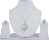 Pink Rose Alloy Jewel Set