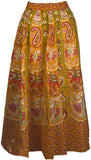 Shopatplaces Printed Women's Broomstick Skirt