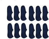 DOUBLE HORSE Men's Solid No Show Socks