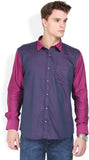 Orange Valley Men's Solid Casual Shirt
