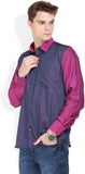 Orange Valley Men's Solid Casual Shirt