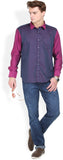 Orange Valley Men's Solid Casual Shirt
