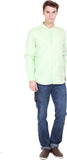 Orange Valley Men's Solid Casual Shirt