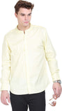 Orange Valley Men's Solid Casual Shirt
