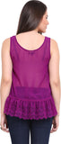 Palette Casual Sleeveless Solid Women's Top