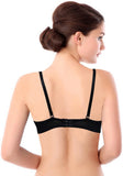 PrivateLifes MultiStraps Women's T-Shirt, Push-up Bra