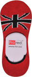 prored Men's Printed No Show Socks