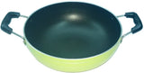 Peach 3mm Premium Green Pan Kadhai 2.5 L