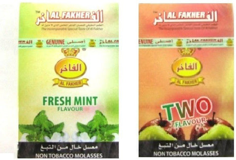 Al Fakher Pegs'N'Pipes Mint, Double Apple Hookah Flavor