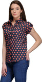 India Inc Women's Polka Print Casual Shirt